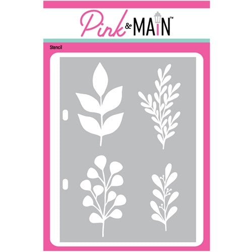 Simon Says Stamp! Pink and Main BOLD LEAVES Stencil PMS089