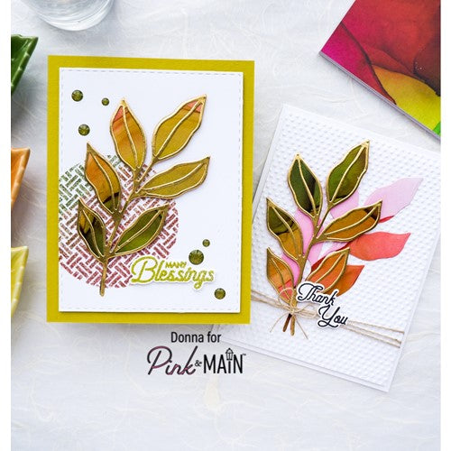 Simon Says Stamp! Pink and Main LEAFY DIES 1 PNM462