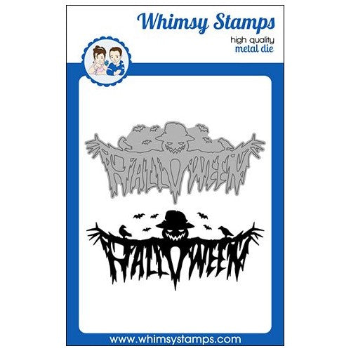 Simon Says Stamp! Whimsy Stamps HALLOWEEN SCARECROW Dies WSD143
