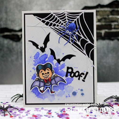 Simon Says Stamp! Whimsy Stamps TRICK OR TREAT KIDS Clear Stamps KHB147a
