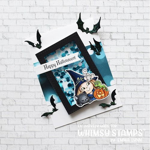 Simon Says Stamp! Whimsy Stamps HALLOWEEN MAGIC Outline Dies WSD140