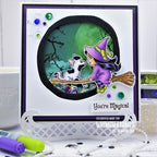 Simon Says Stamp! Whimsy Stamps HALLOWEEN MAGIC Outline Dies WSD140
