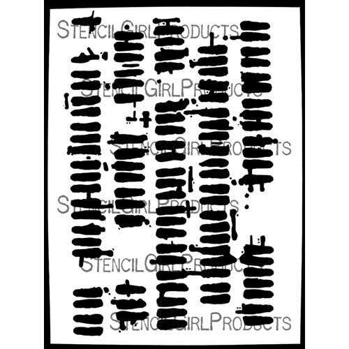 Simon Says Stamp! StencilGirl GRATE FULL Stencil l919