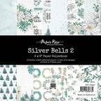 Simon Says Stamp! Paper Rose SILVER BELLS 2 6x6 Paper 26842
