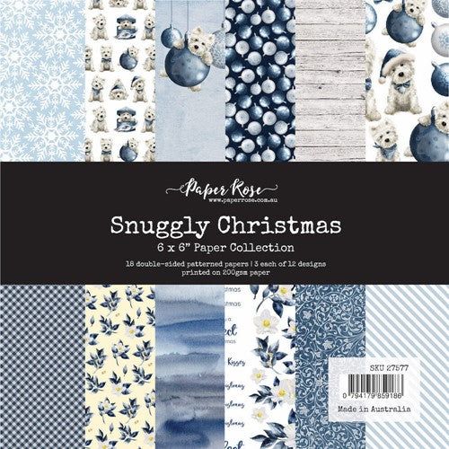 Simon Says Stamp! Paper Rose SNUGGLY CHRISTMAS 6x6 Paper 27577