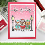 Simon Says Stamp! Lawn Fawn SNOW FLURRIES BACKGROUND Stencil lf2982