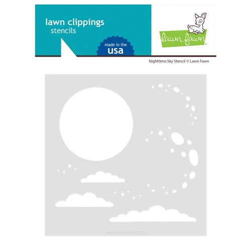 Simon Says Stamp! Lawn Fawn NIGHTTIME SKY Stencil lf2980