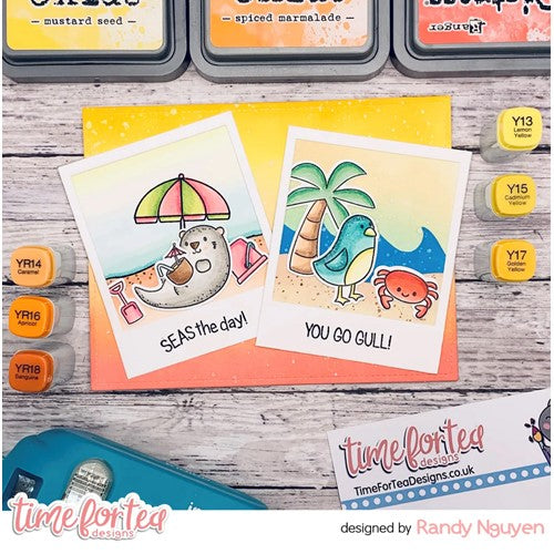 Simon Says Stamp! Time For Tea Designs BEACH BUDS Clear Stamps