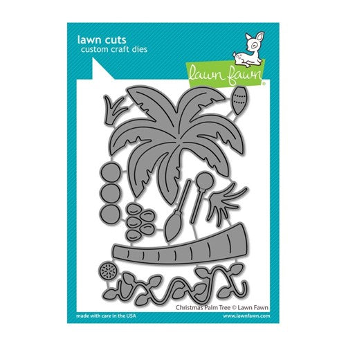 Simon Says Stamp! Lawn Fawn CHRISTMAS PALM TREE Die Cuts lf2966
