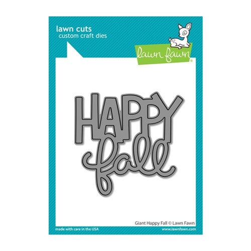 Simon Says Stamp! Lawn Fawn GIANT HAPPY FALL Die Cut lf2969