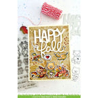 Simon Says Stamp! Lawn Fawn GIANT HAPPY FALL Die Cut lf2969