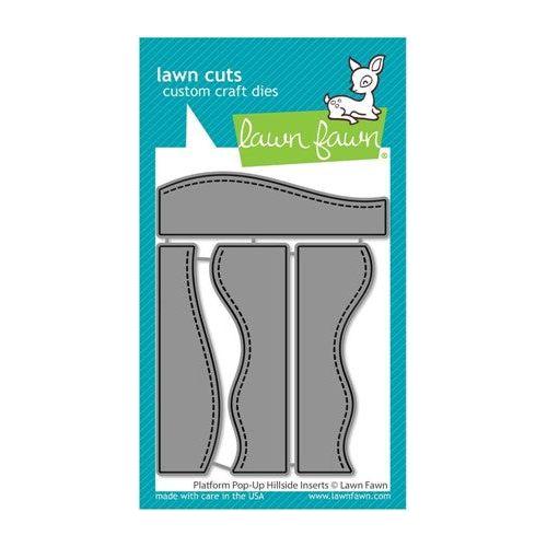 Simon Says Stamp! Lawn Fawn PLATFORM POP-UP HILLSIDE INSERTS lf2957