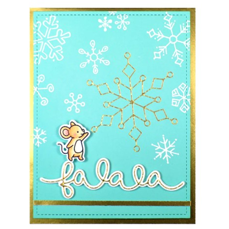 Simon Says Stamp! Lawn Fawn SET FROSTIES Clear Stamps and Dies a2lff
