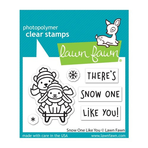 Simon Says Stamp! Lawn Fawn SNOW ONE LIKE YOU Clear Stamps lf2943