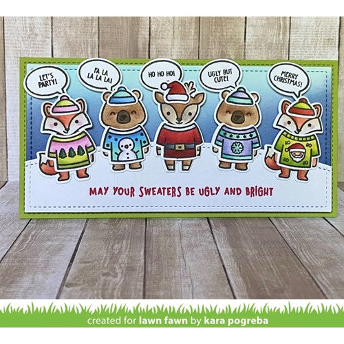 Simon Says Stamp! Lawn Fawn UGLY AND BRIGHT Clear Stamps lf2947