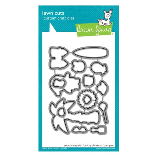 Simon Says Stamp! Lawn Fawn BEACHY CHRISTMAS Die Cuts lf2946