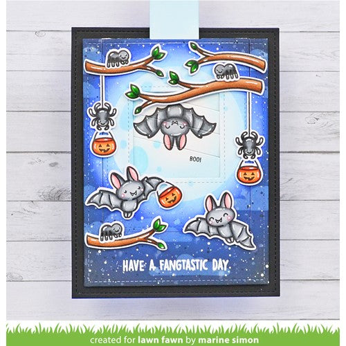 Simon Says Stamp! Lawn Fawn FANGTASTIC FRIENDS ADD-ON Clear Stamps lf2939