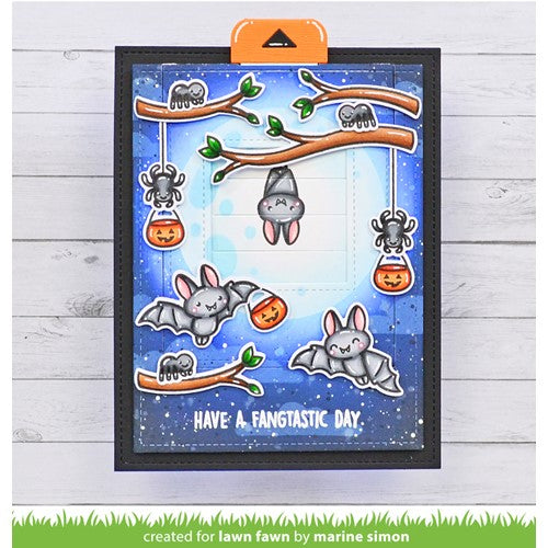 Simon Says Stamp! Lawn Fawn SET FANGTASTIC FRIENDS ADD-ON Clear Stamps and Dies a2lffao