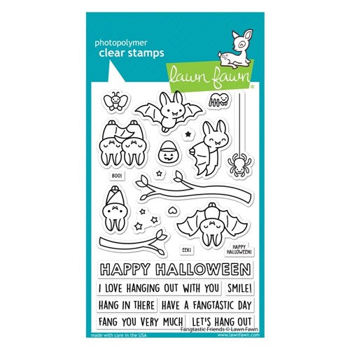 Simon Says Stamp! Lawn Fawn FANGTASTIC FRIENDS Clear Stamps lf2937