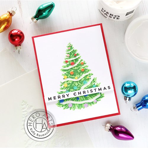 Simon Says Stamp! Hero Arts COLOR LAYERING CHRISTMAS TREE Stencils SA200
