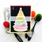 Simon Says Stamp! Hero Arts COLOR LAYERING CHRISTMAS TREE Stencils SA200