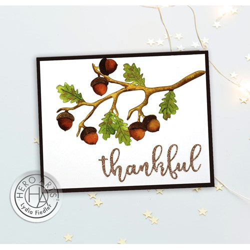 Simon Says Stamp! Hero Arts Fancy Dies GRATEFUL WORDS DF089