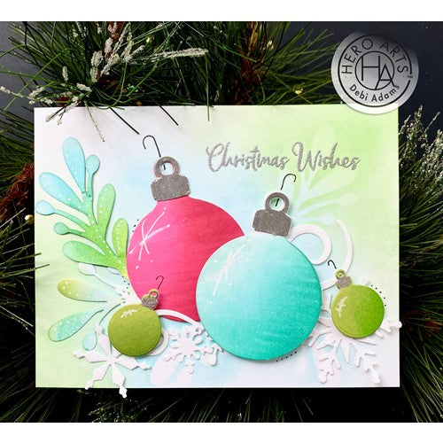 Simon Says Stamp! Hero Arts Infinity Dies BULB ORNAMENT DF072