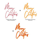 Simon Says Stamp! Hero Arts Clear Stamps MERRY CHRISTMAS GREETINGS CM644