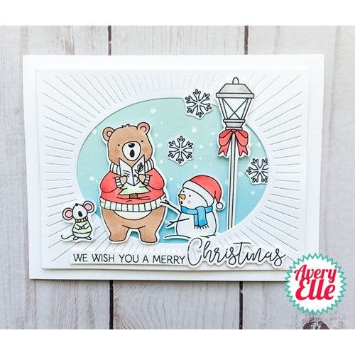 Simon Says Stamp! Avery Elle Clear Stamps CAROLERS ST-22-32