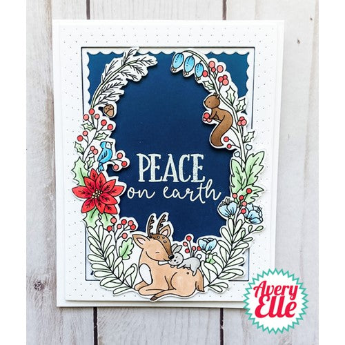 Simon Says Stamp! Avery Elle Clear Stamps PEACEFUL FRAME ST-22-31