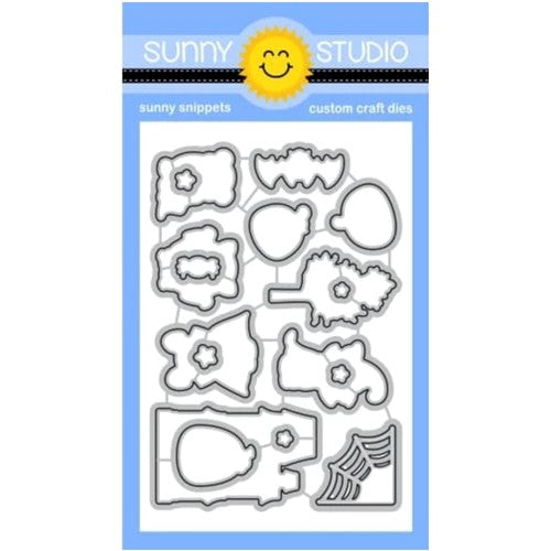 Simon Says Stamp! Sunny Studio TOO CUTE TO SPOOK Snippets Dies SSDIE-319