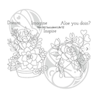 Simon Says Stamp! The Rabbit Hole Designs SUCCULENT LIFE TRH-182