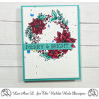 Simon Says Stamp! The Rabbit Hole Designs MERRY AND BRIGHT Clear Stamps THR-183
