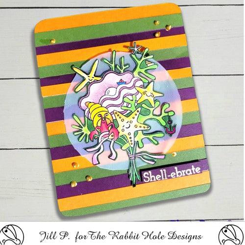 Simon Says Stamp! The Rabbit Hole Designs SHELL-EBRATE TRH-184