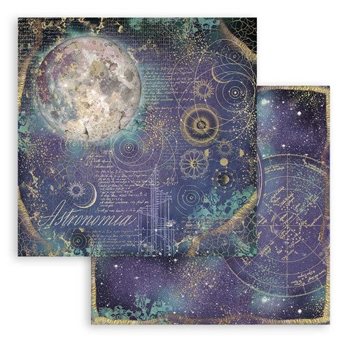 Simon Says Stamp! Stamperia COSMOS INFINITY 12x12 Paper sbbl118