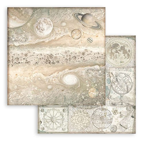 Simon Says Stamp! Stamperia COSMOS INFINITY BACKGROUNDS 8x8 Paper sbbs71