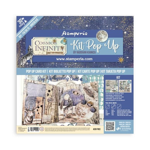 Simon Says Stamp! Stamperia COSMOS INFINITY 3D POP UP Card Kit sbpop14