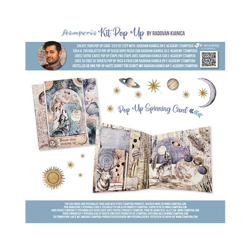 Simon Says Stamp! Stamperia COSMOS INFINITY 3D POP UP Card Kit sbpop14