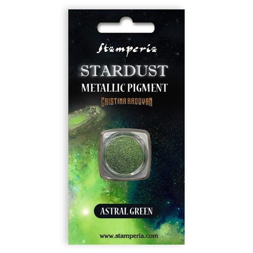 Simon Says Stamp! Stamperia ASTRAL GREEN Stardust Metallic Pigment kaprb01