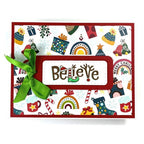 Simon Says Stamp! Dare 2B Artzy BELIEVE Clear Stamp Set 22368