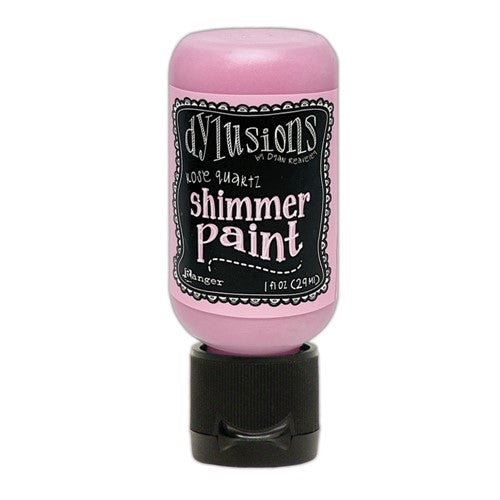 Simon Says Stamp! Ranger Dylusions 1oz ROSE QUARTZ Shimmer Paint dyu81456