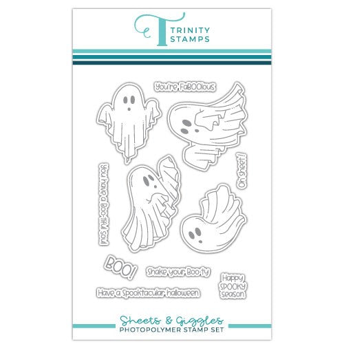 Simon Says Stamp! Trinity Stamps SHEETS AND GIGGLES Clear Stamp Set tps-202