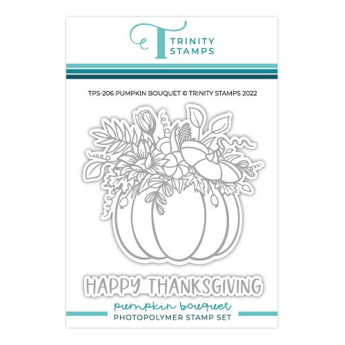 Simon Says Stamp! Trinity Stamps PUMPKIN BOUQUET Clear Stamp Set tps-206