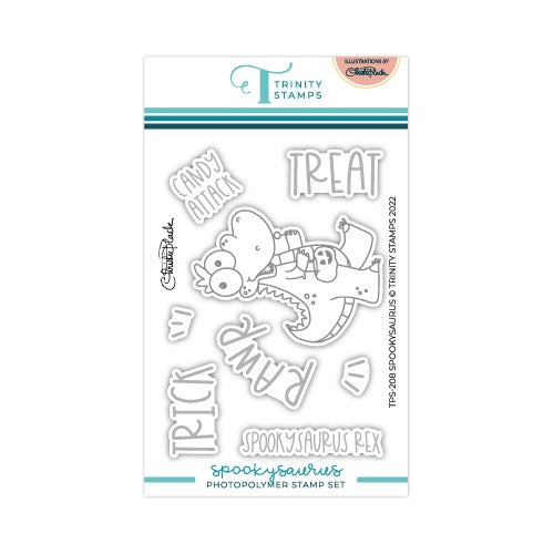Simon Says Stamp! Trinity Stamps SPOOKYSAURUS Clear Stamp Set tps-208