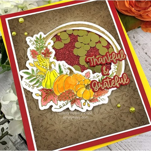 Simon Says Stamp! Trinity Stamps THANKFUL AND GRATEFUL Die Set tmd-c207 | color-code:ALT01
