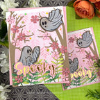 Simon Says Stamp! Trinity Stamps SPOOKY Hot Foil And Cut Die Set tmd-156 | color-code:ALT01