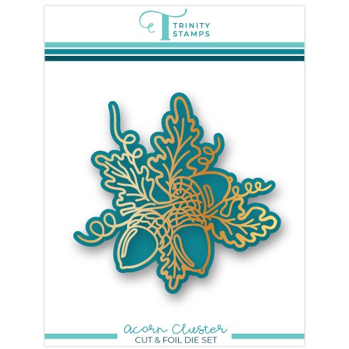 Simon Says Stamp! Trinity Stamps ACORN CLUSTER Hot Foil And Cut Die Set tmd-160