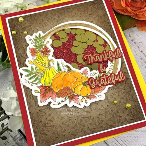 Simon Says Stamp! Trinity Stamps SEASON'S BOUNTY Hot Foil And Cut Die Set tmd-161 | color-code:ALT01
