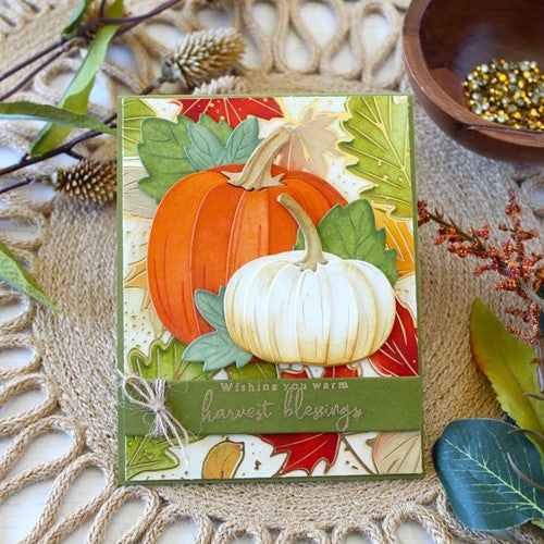 Simon Says Stamp! Papertrey Ink IN TO THE BLOOMS PUMPKINS Dies PTI-0481