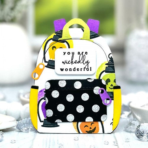 Simon Says Stamp! Papertrey Ink GO TO GIFT CARD HOLDER BACKPACK Dies PTI-0478